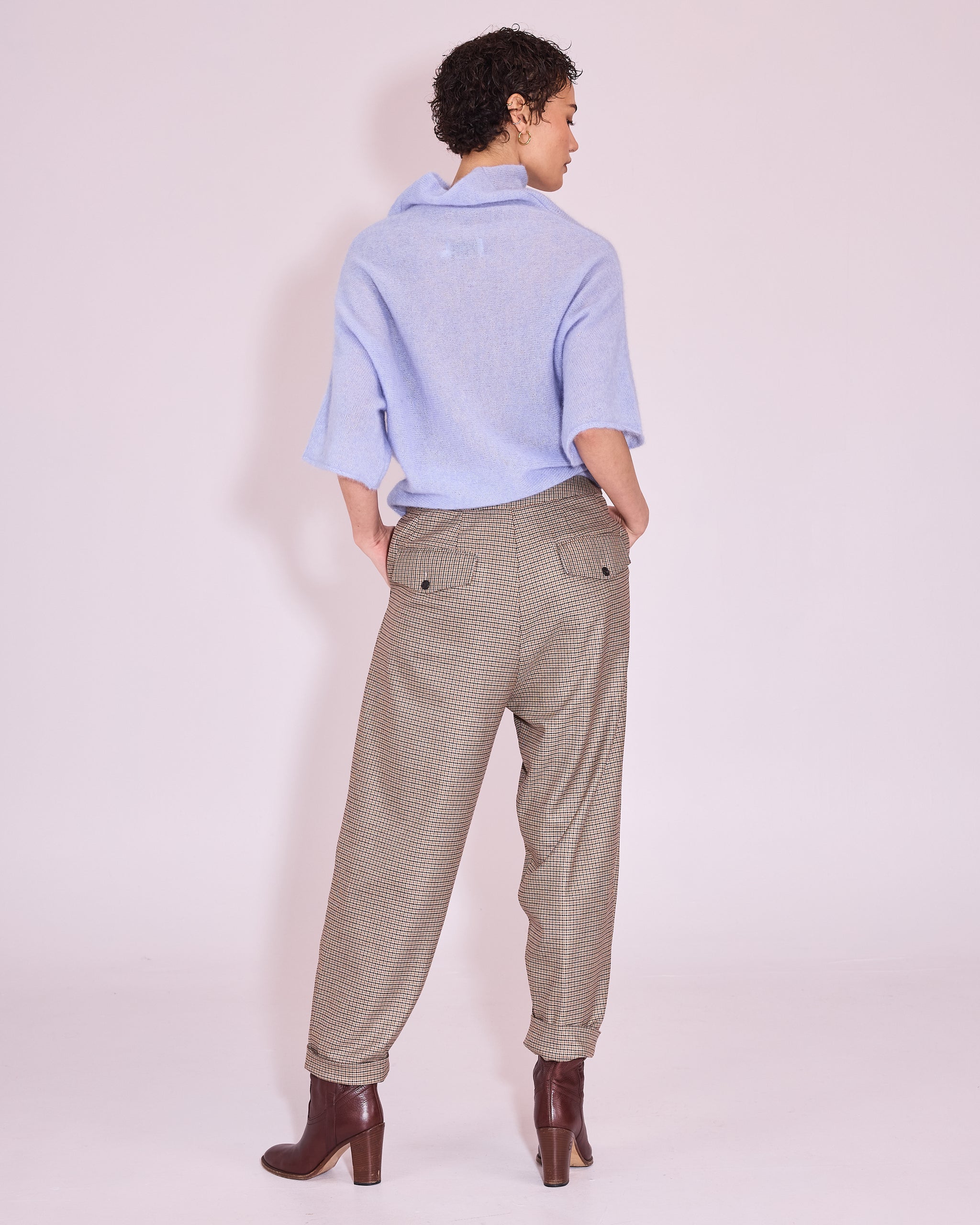 Jinan trui in soft lavender