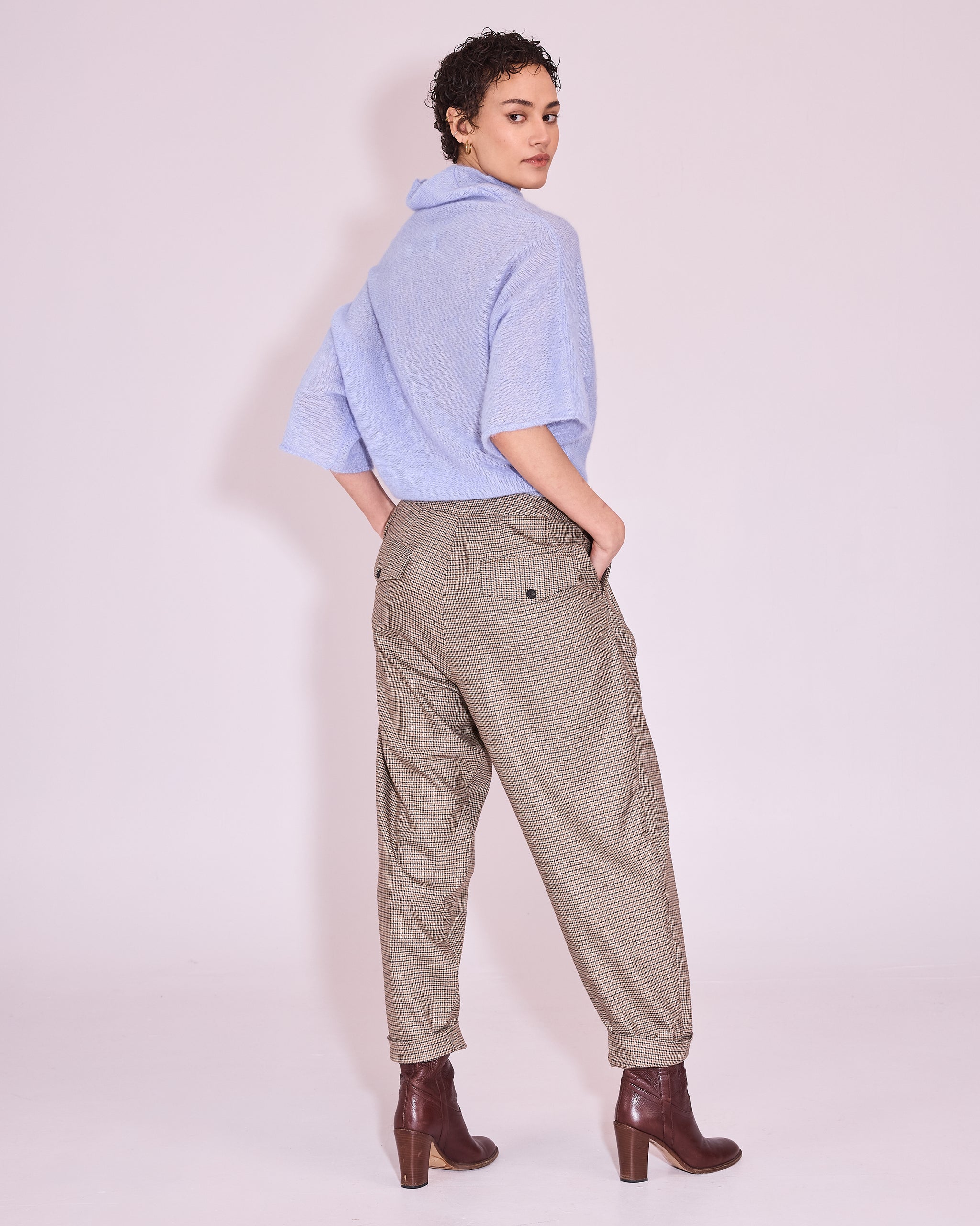 Jinan trui in soft lavender