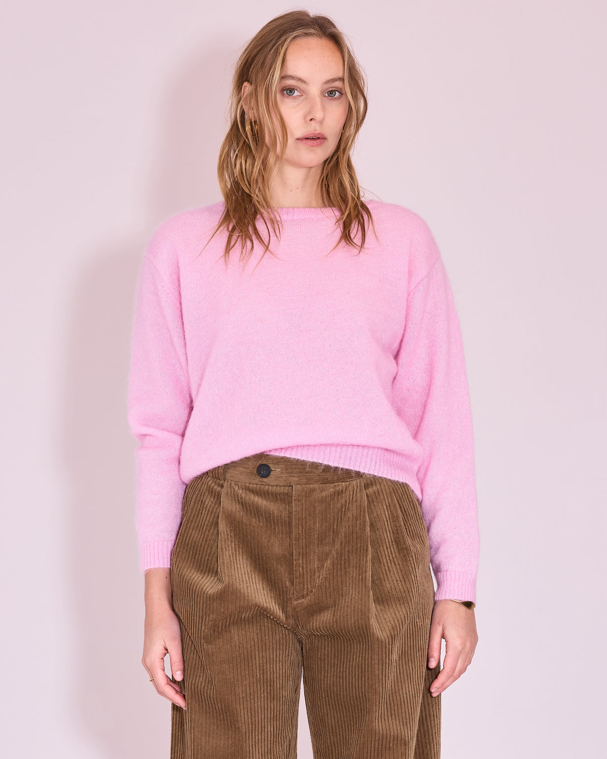 Jena trui in soft pink