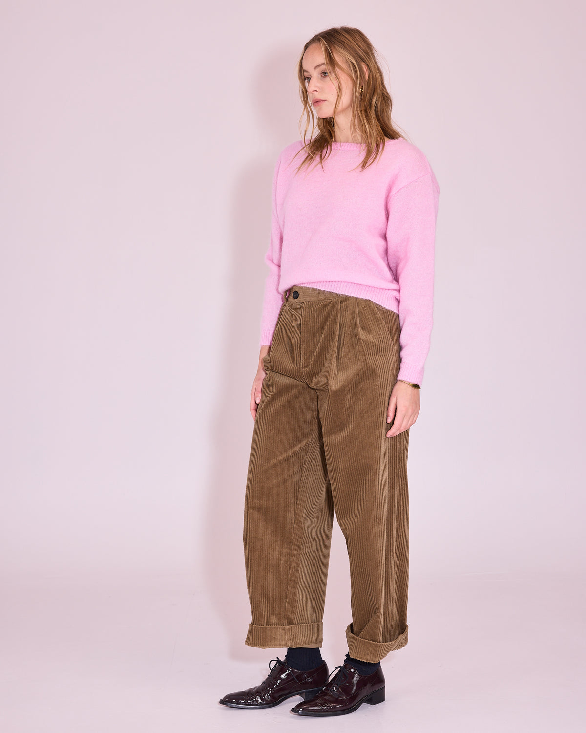 Jena trui in soft pink
