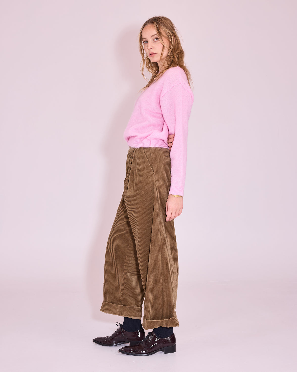 Jena trui in soft pink