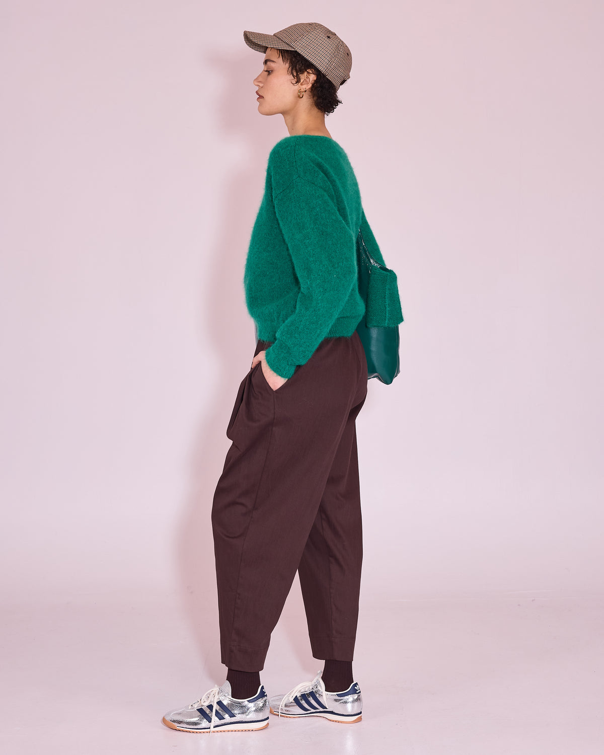 Jena trui in emerald