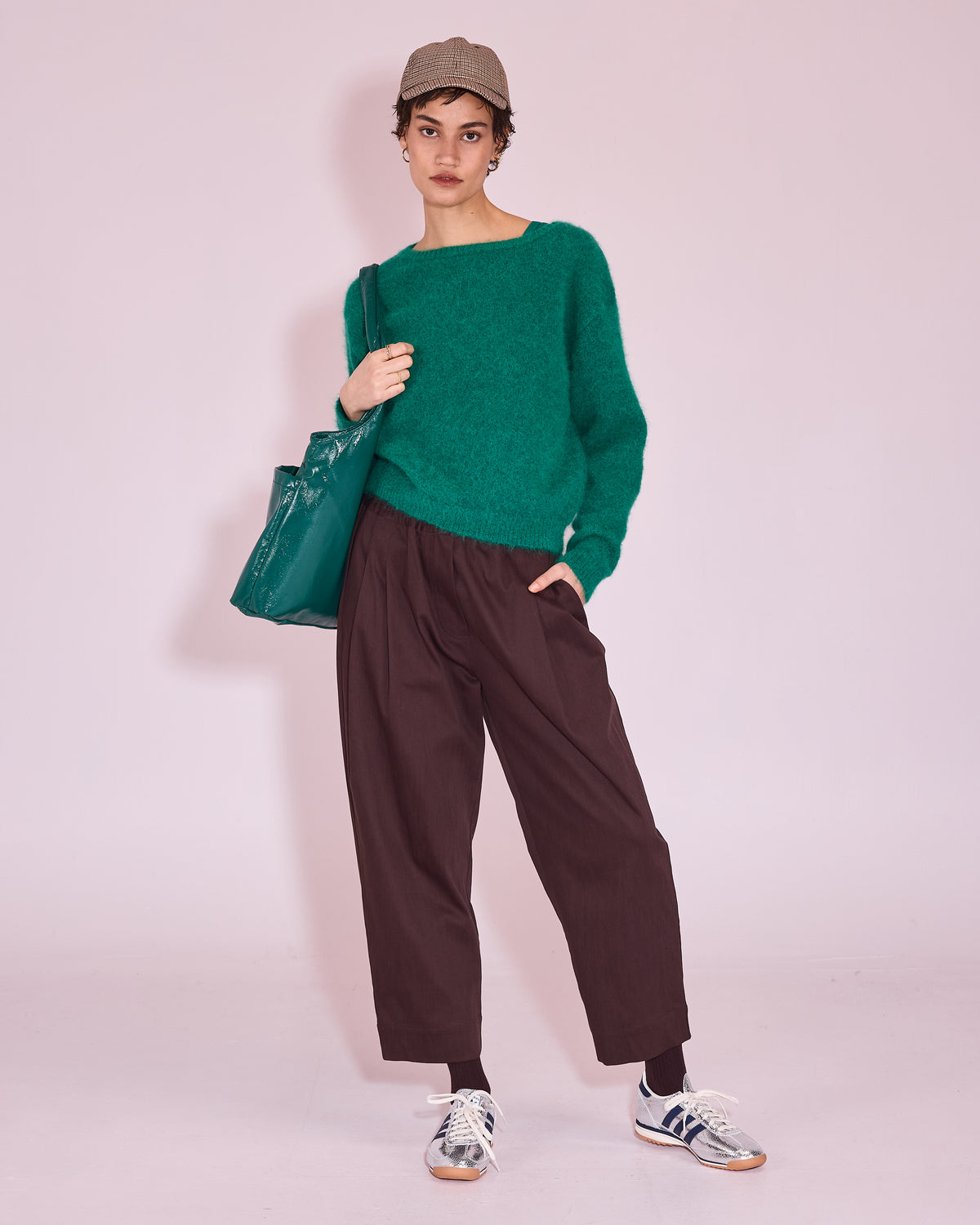 Jena trui in emerald