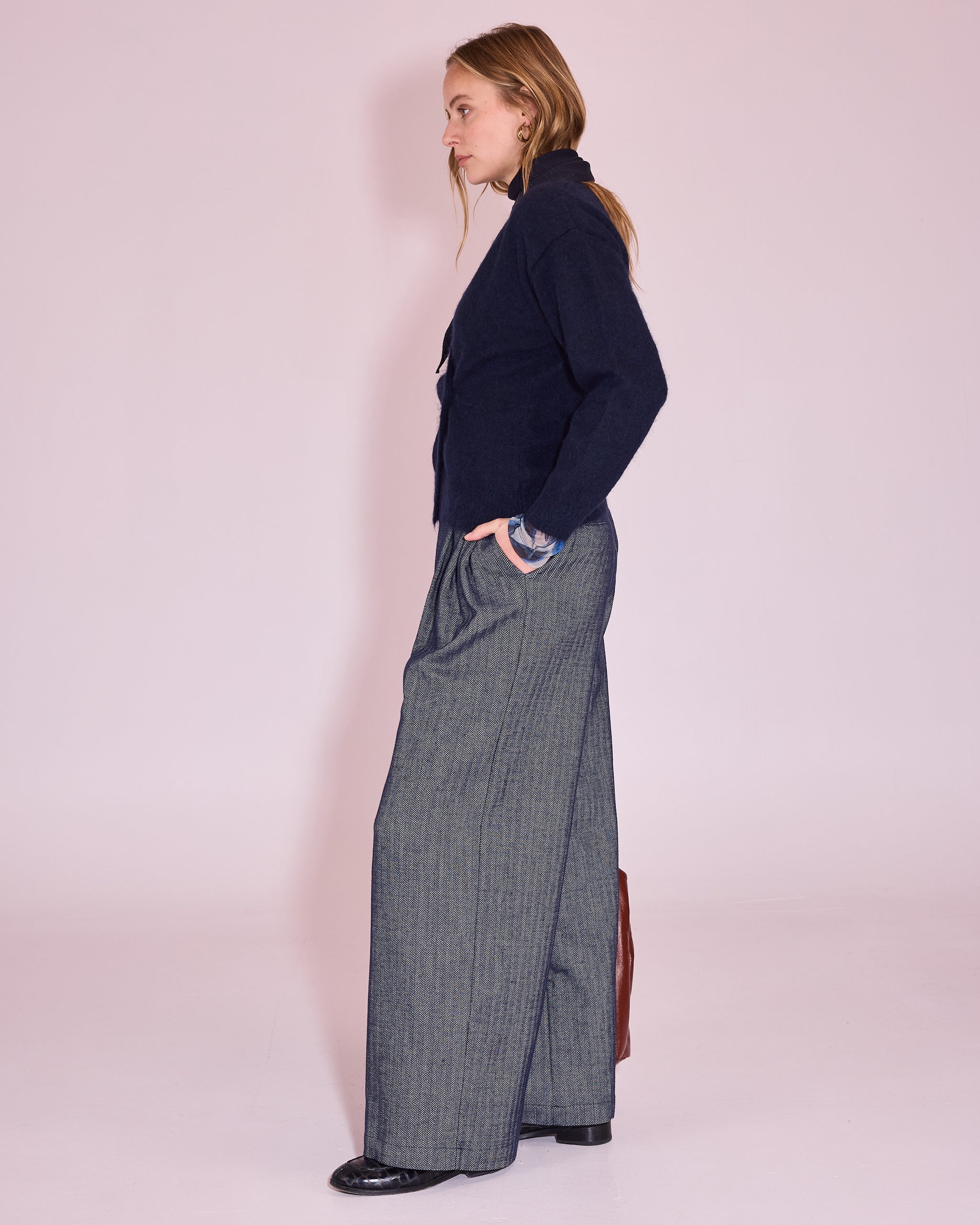 Jember cardigan in midnight blue