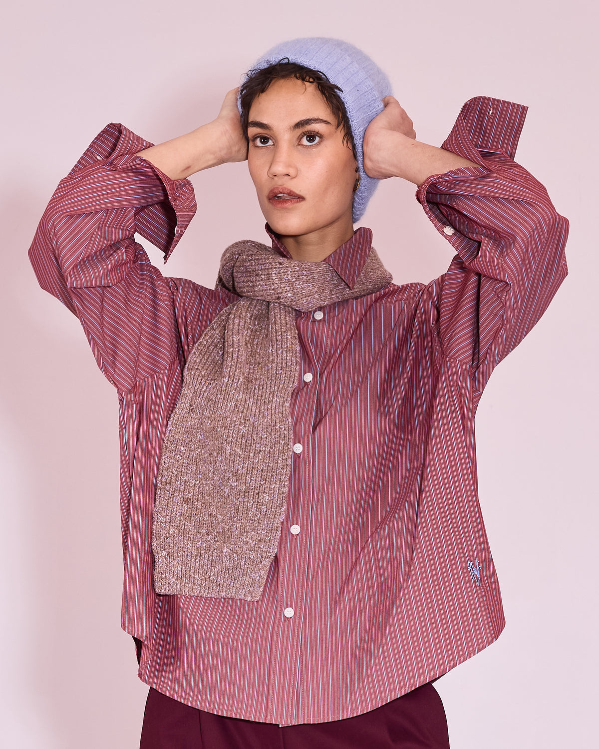 Janella muts in soft lavender