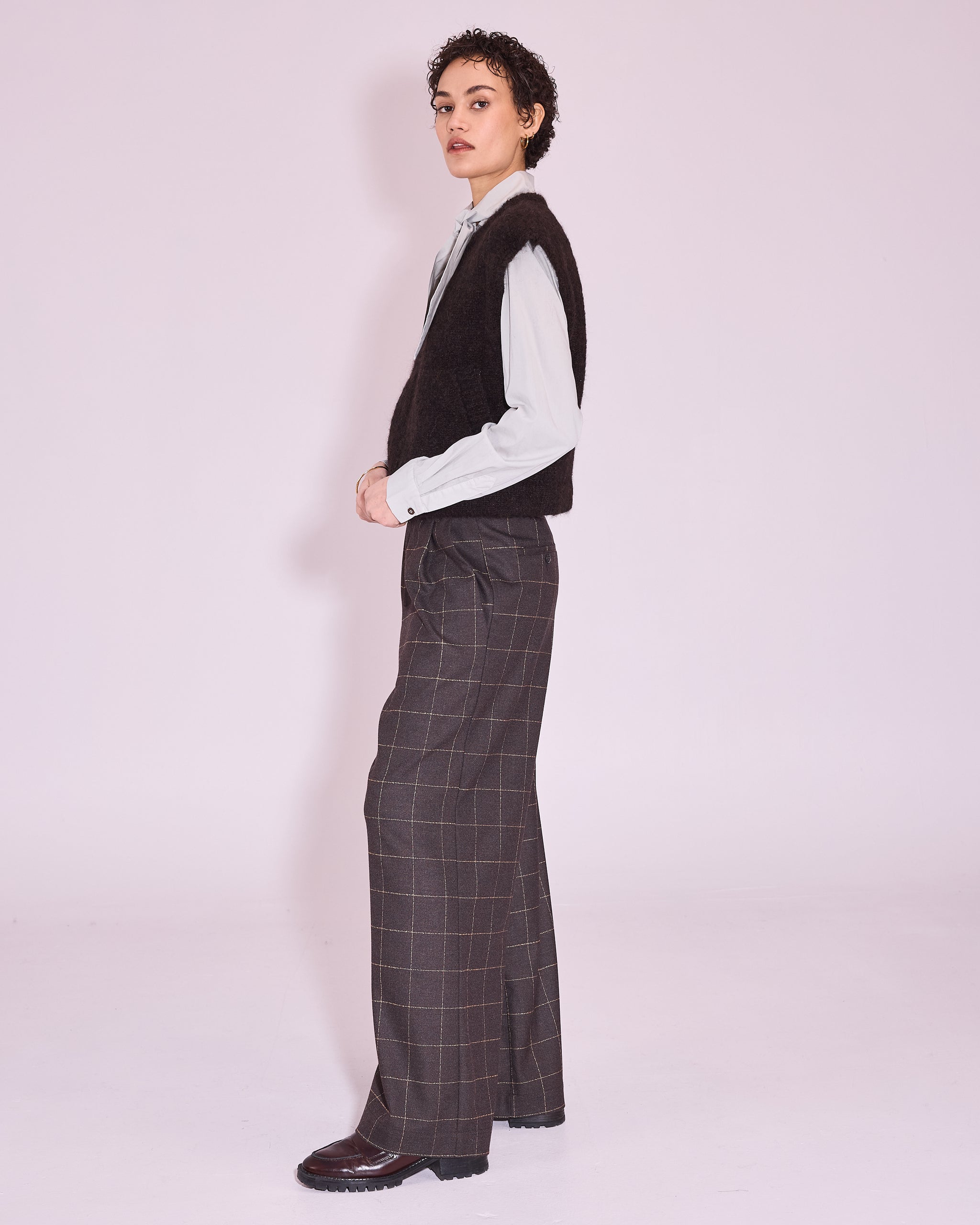 Jerba cardigan in black bean