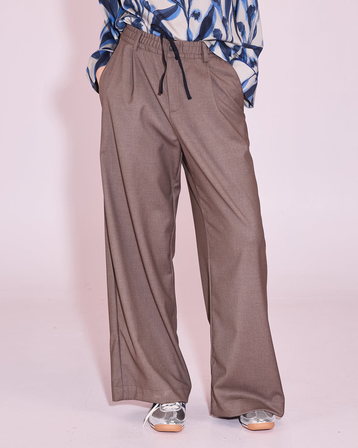 James trousers in taupe melee