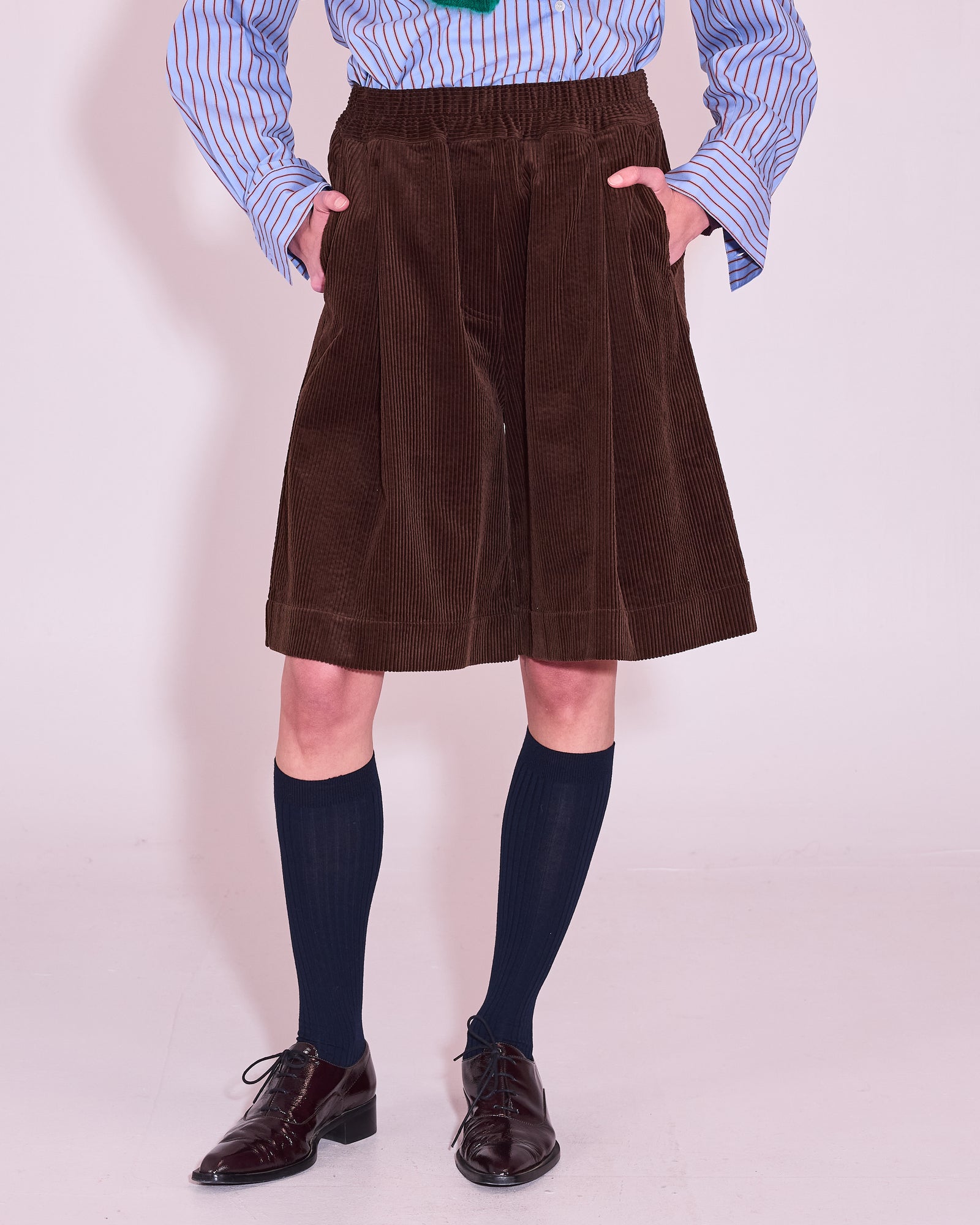 Jerry bermuda in espresso corduroy