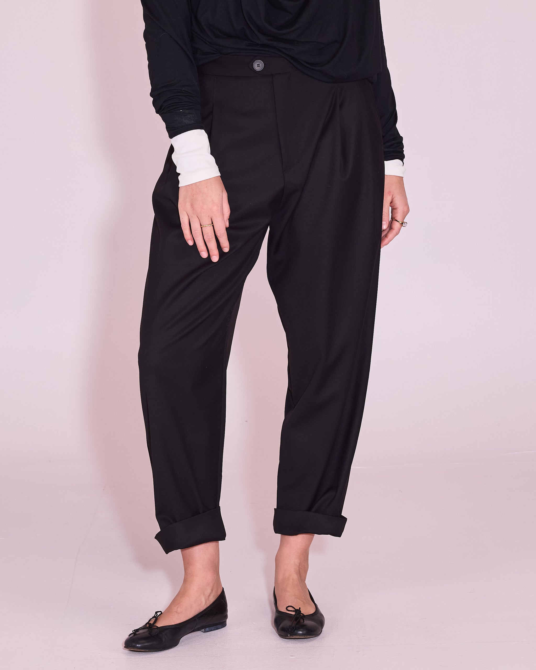 Jérome trousers in black