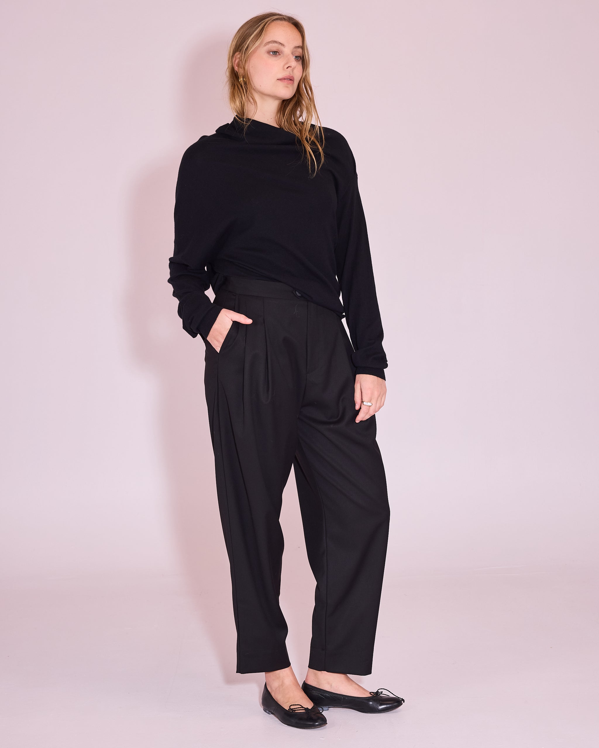 Jérome trousers in black