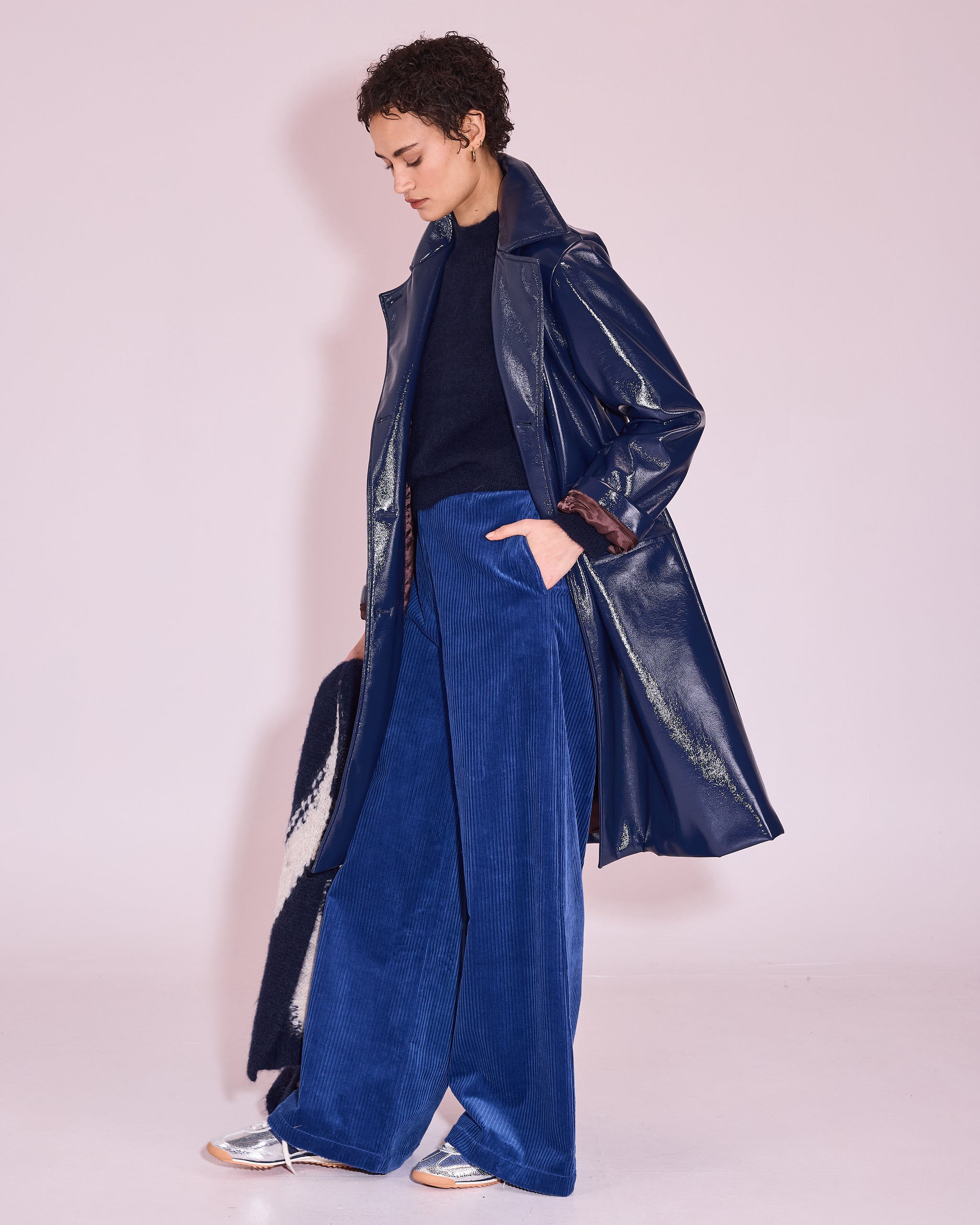 Hector broek in blue quartz heavy corduroy