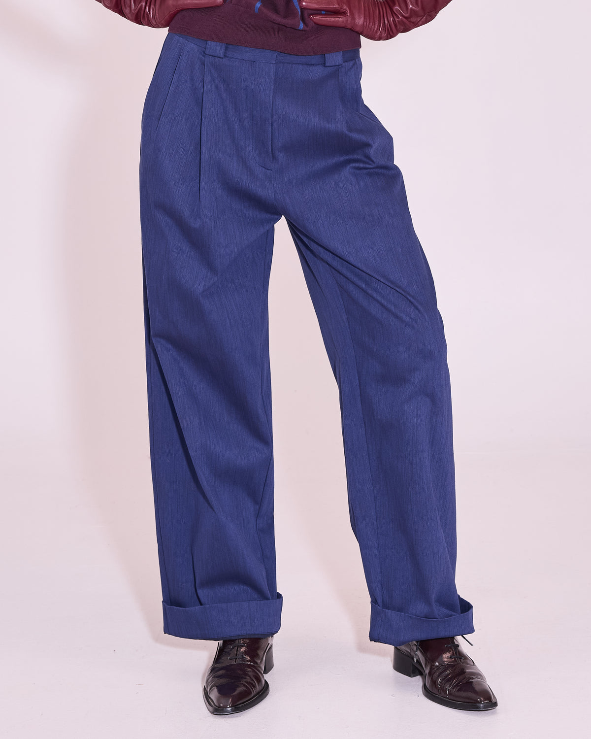 Harpo broek in blue quartz