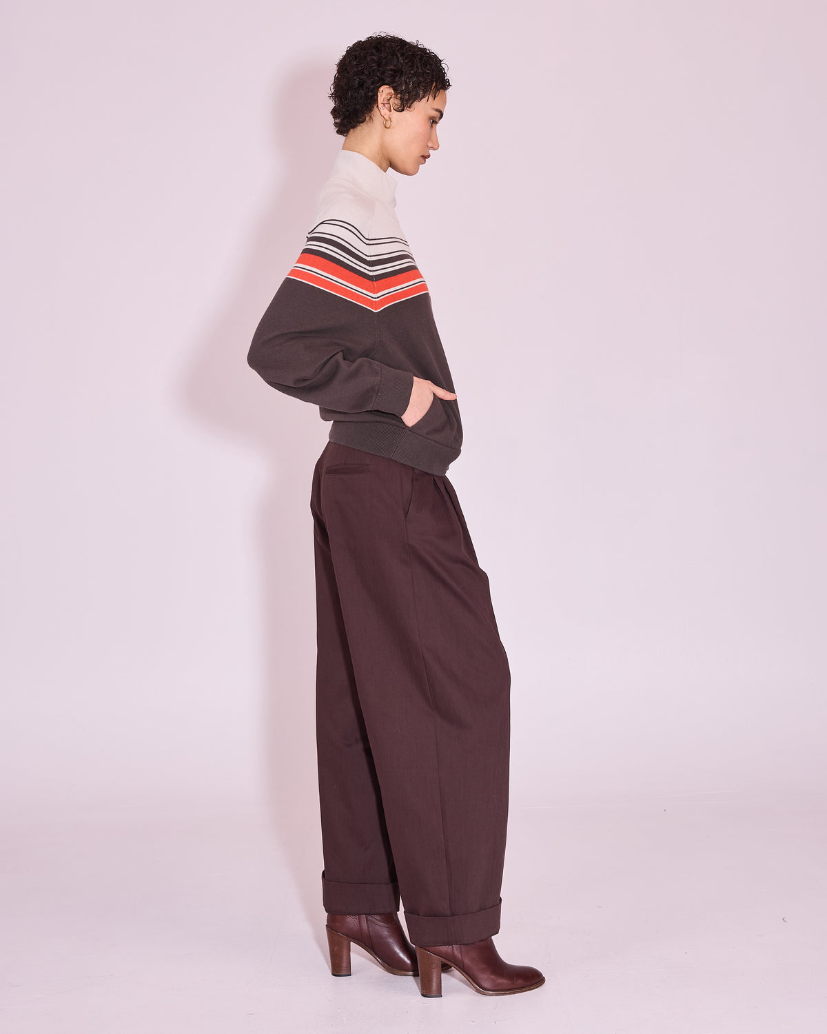 Harpo broek in dark chocolate
