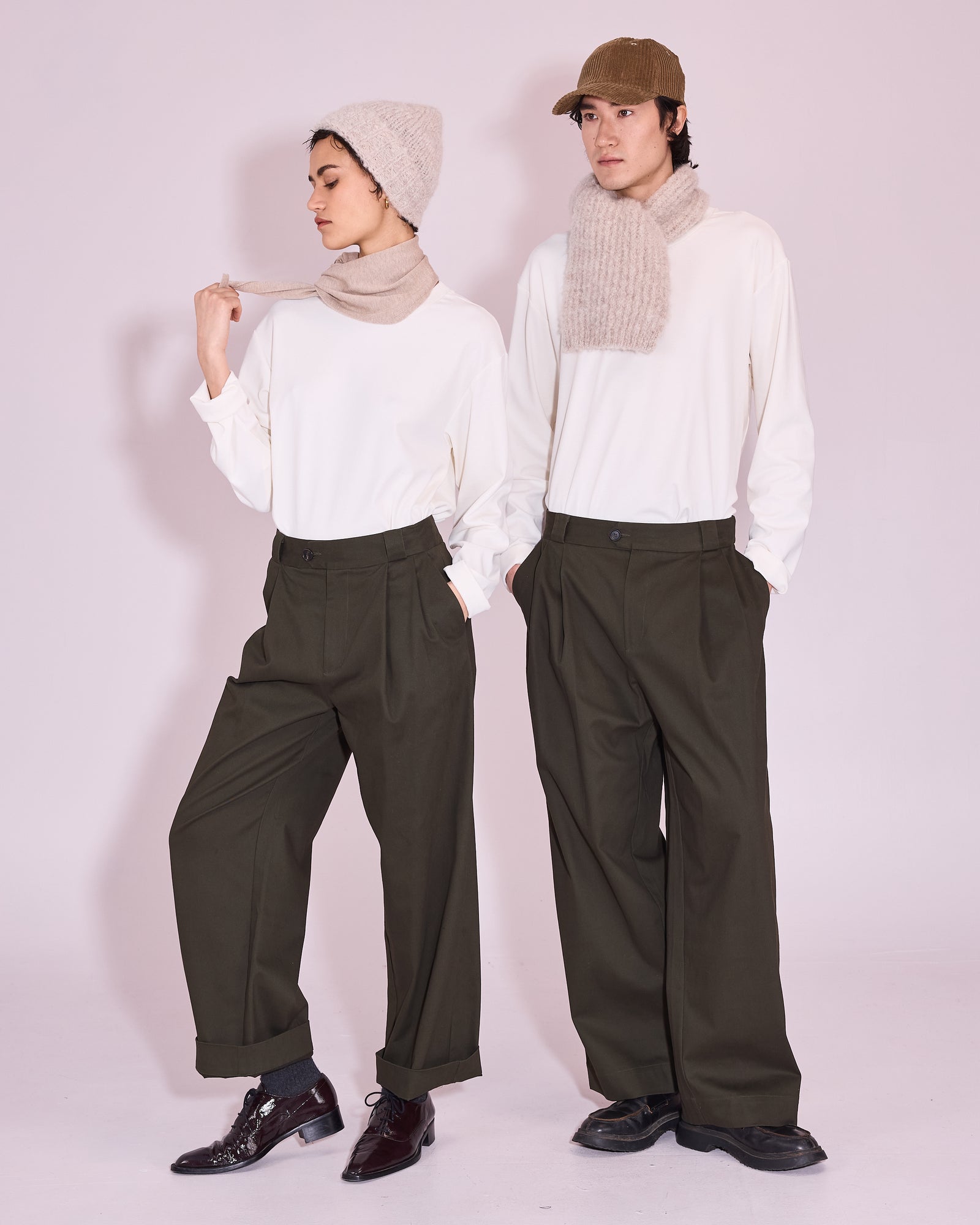 Justo broek in winter moss