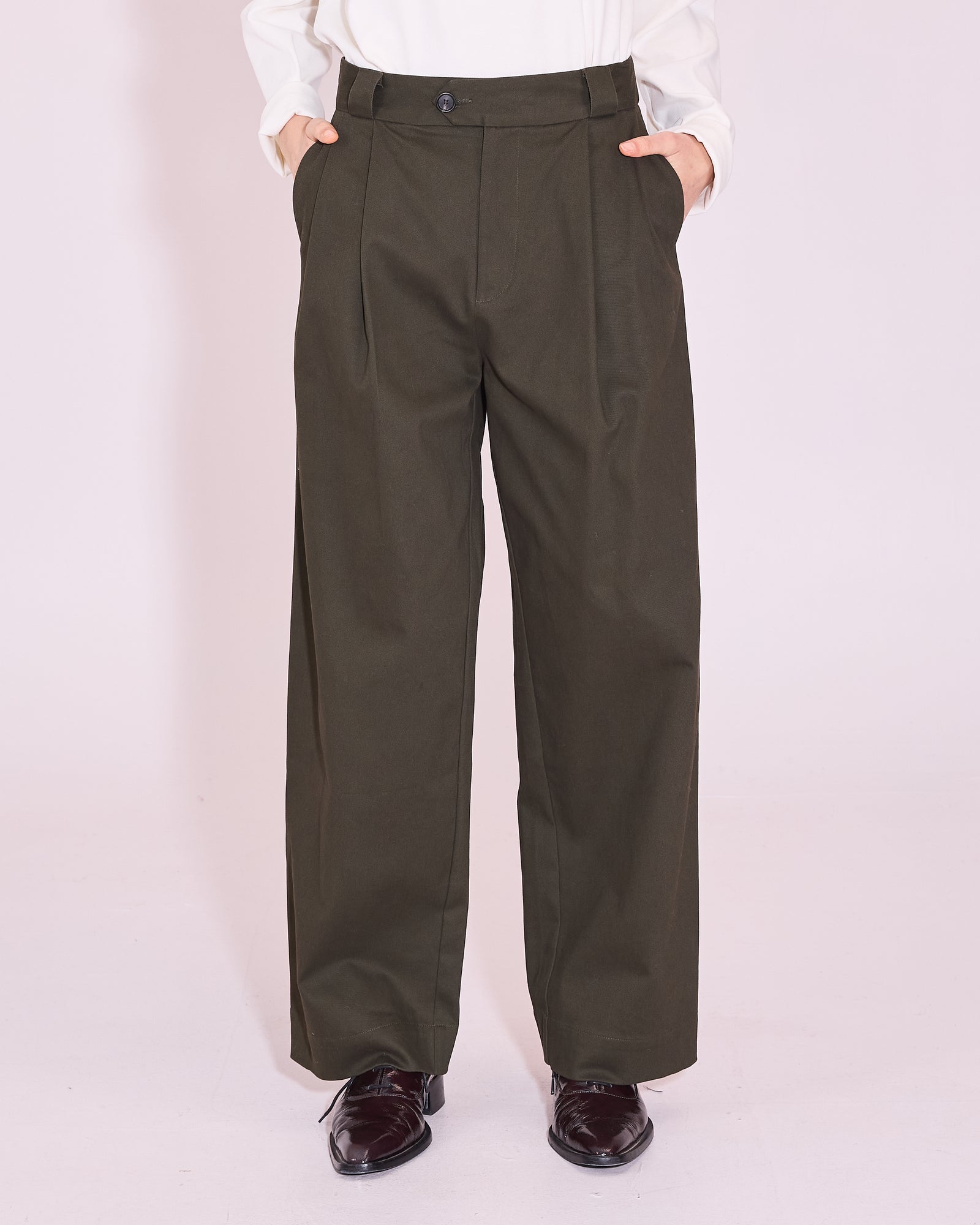 Justo broek in winter moss