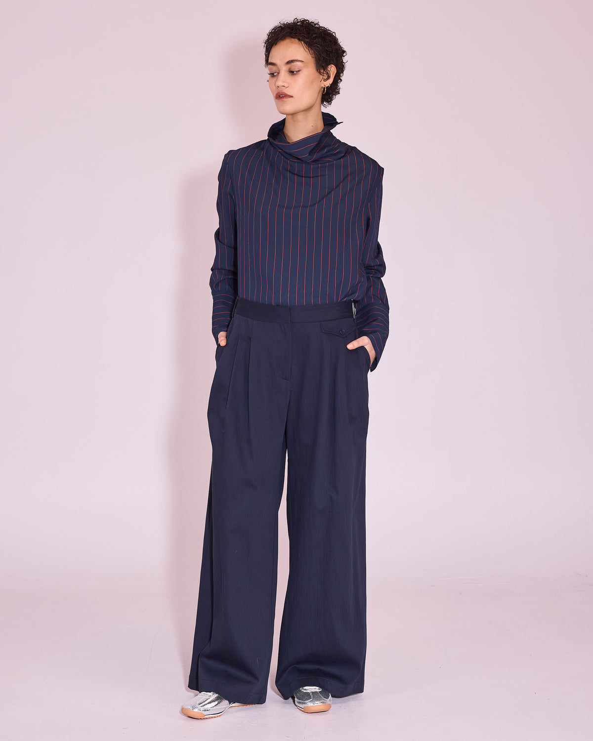 Guy broek in midnight blue