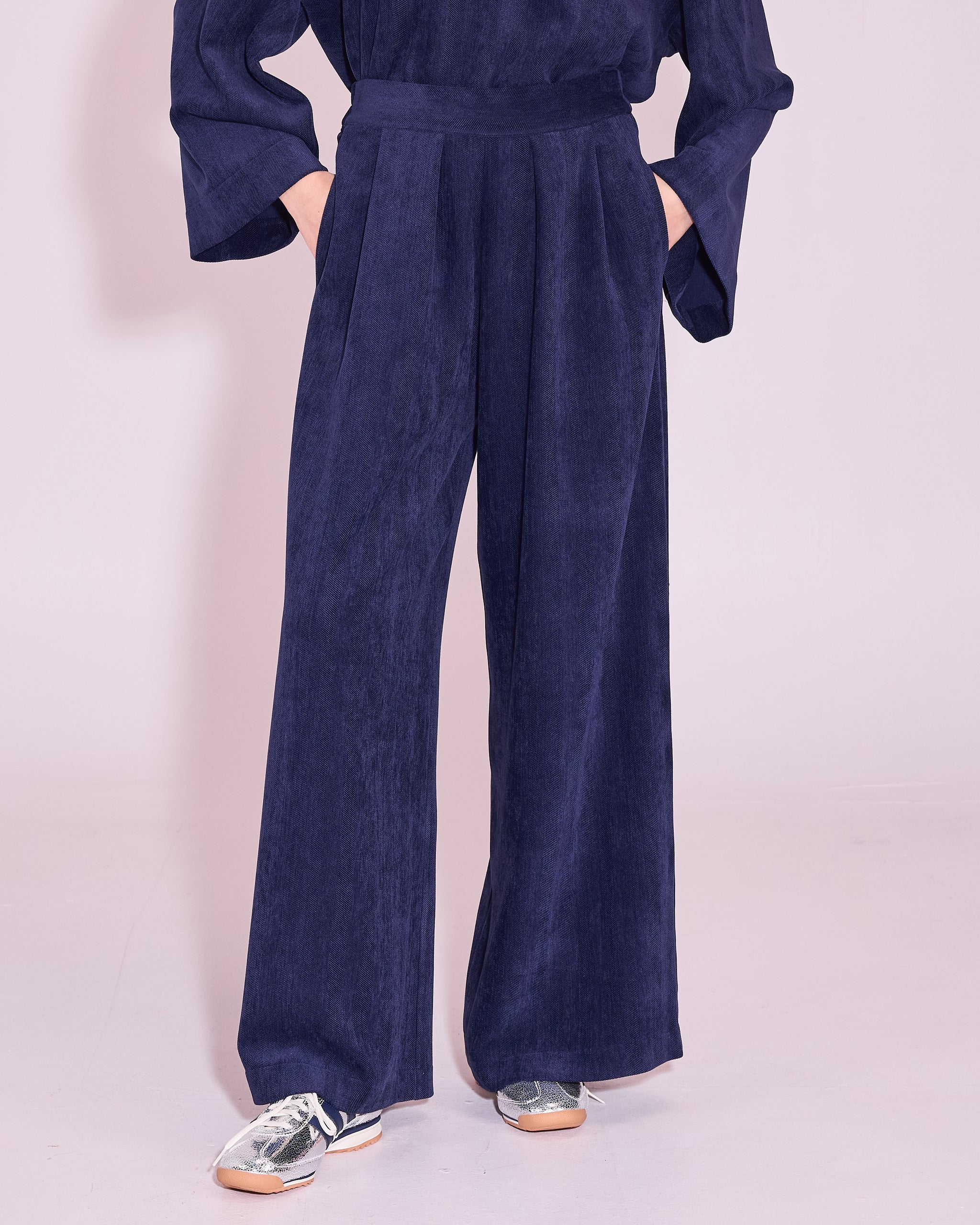 Egbert broek in deep cobalt