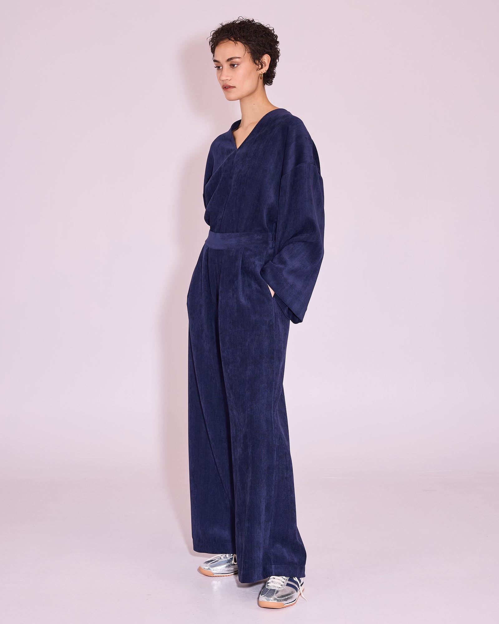 Egbert trousers in deep cobalt