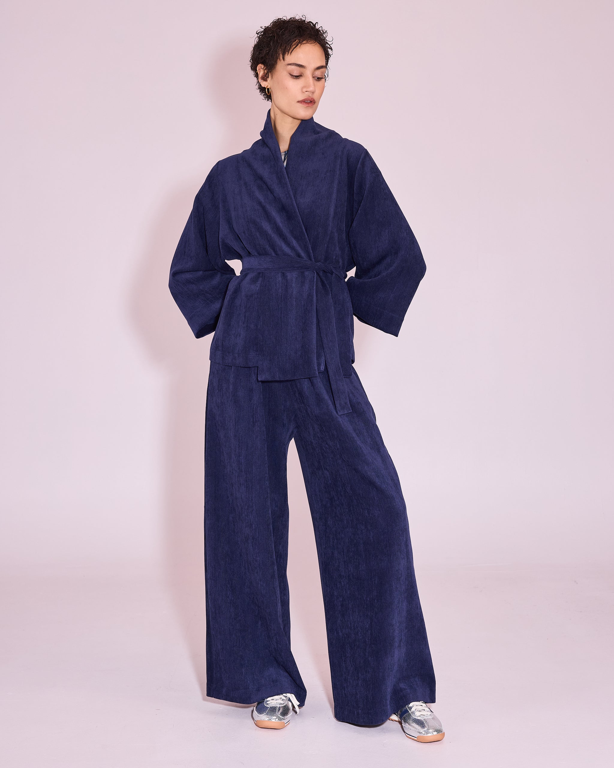 Egbert broek in deep cobalt