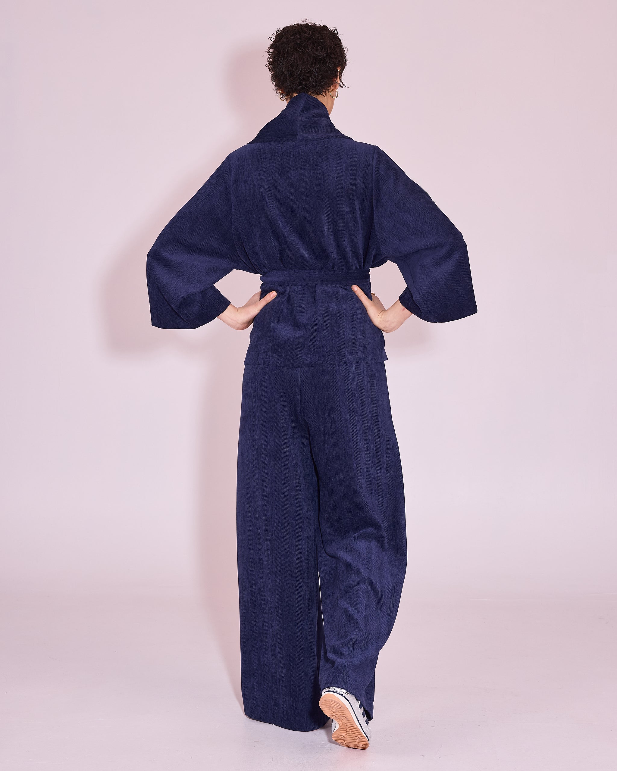 Egbert broek in deep cobalt