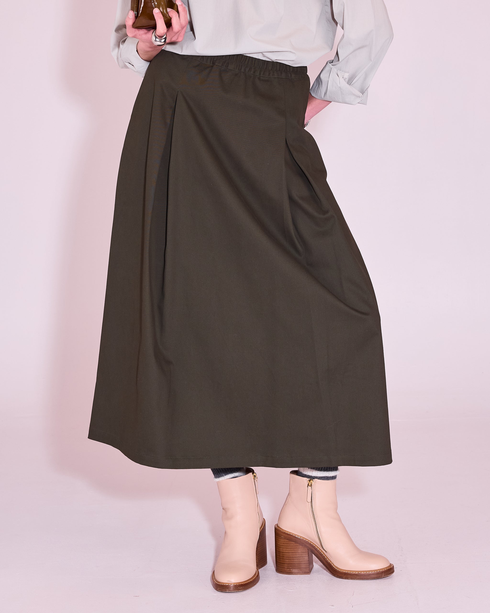 Joplin skirt in winter moss