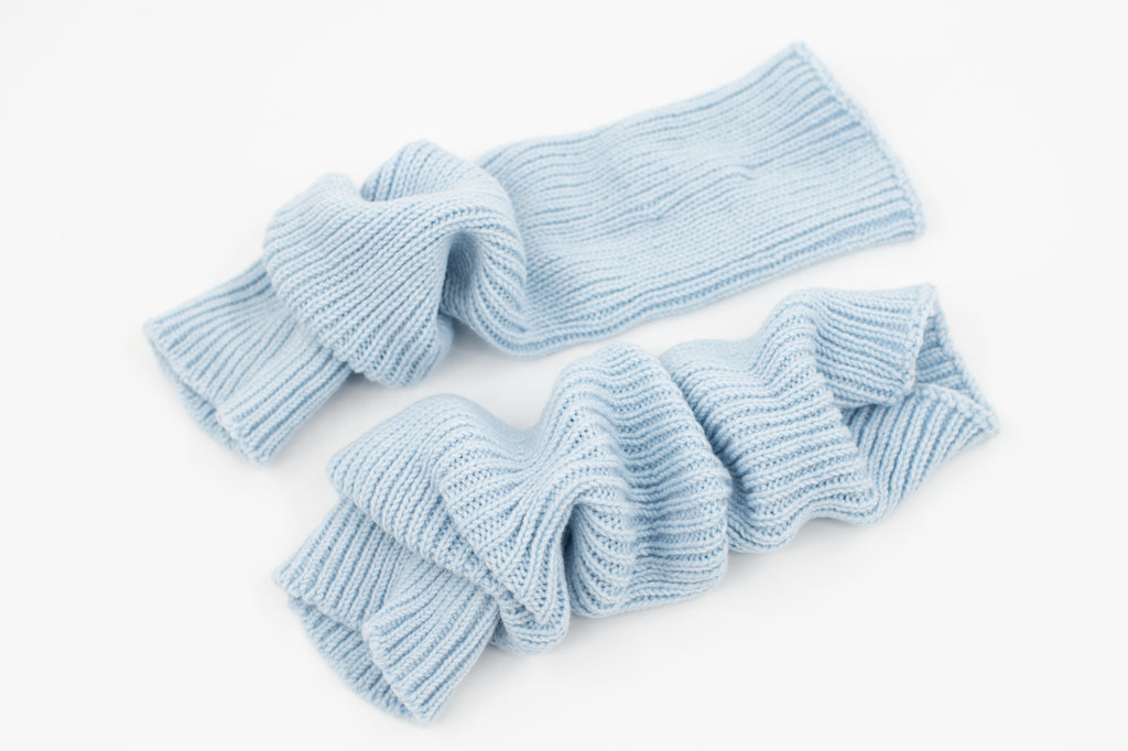 Warren sky blue leg and warm warmers