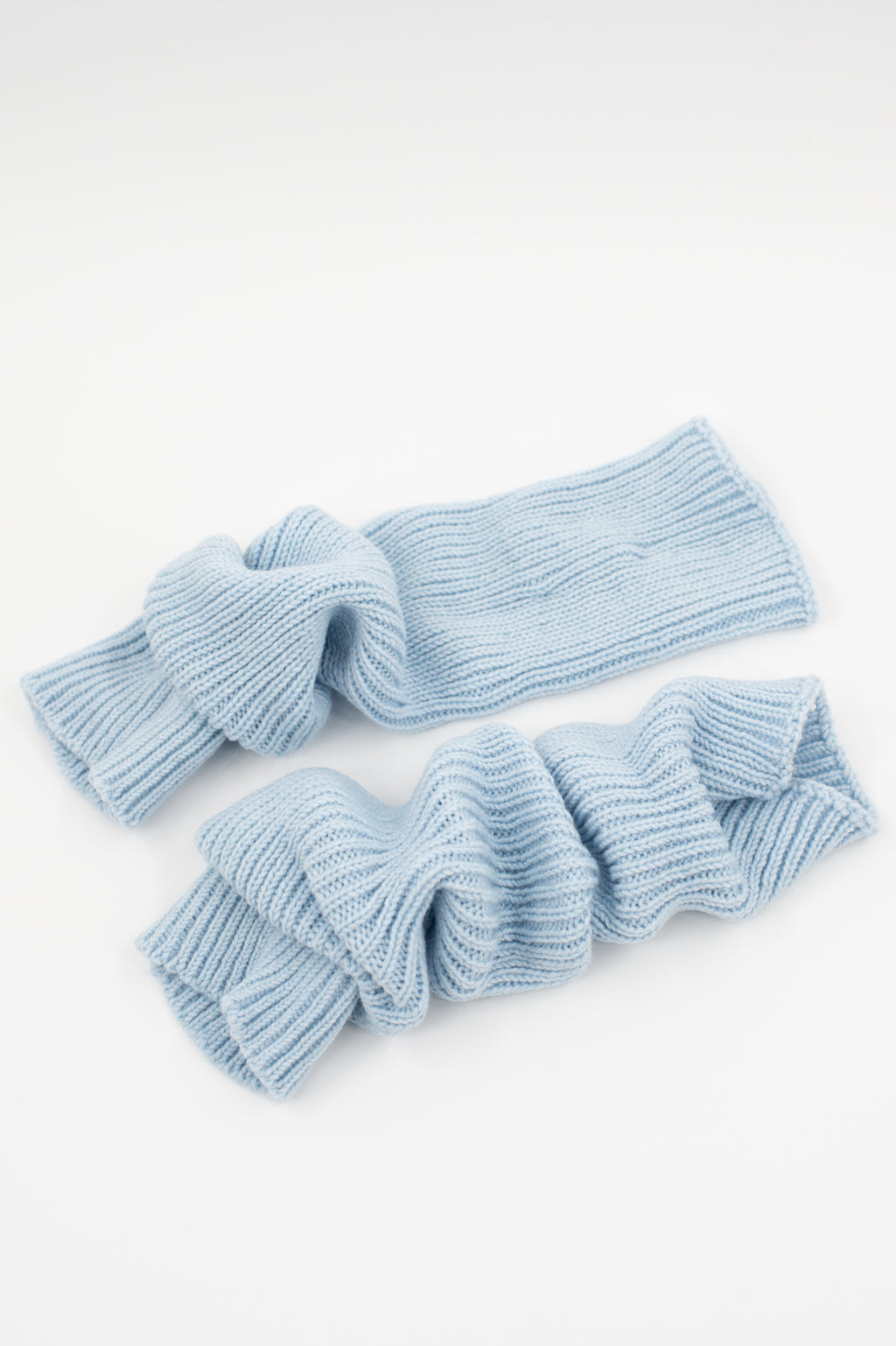 Warren lichtblauwe been- en armwarmers