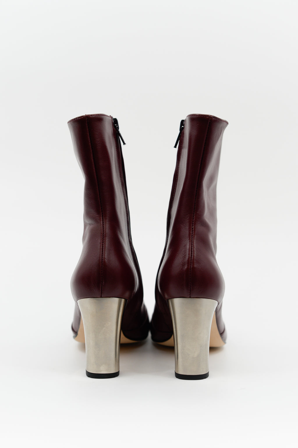 Eames burgundy ankle booth