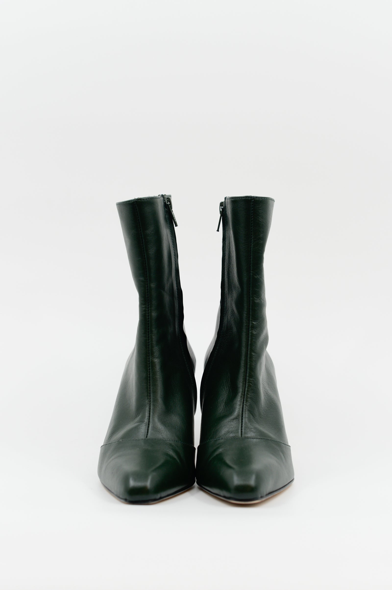 Elize bottine en vert sacramento