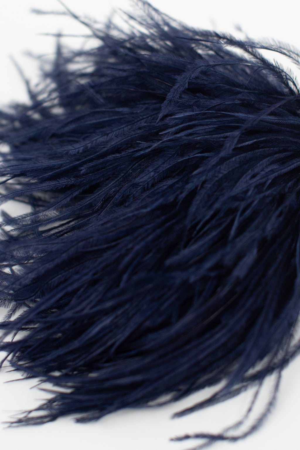 Zaza feathers brooche in indigo