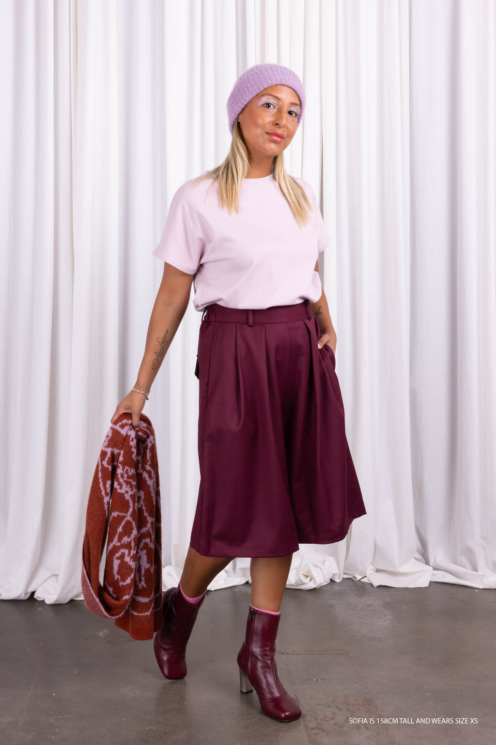 Eddie cassis culottes