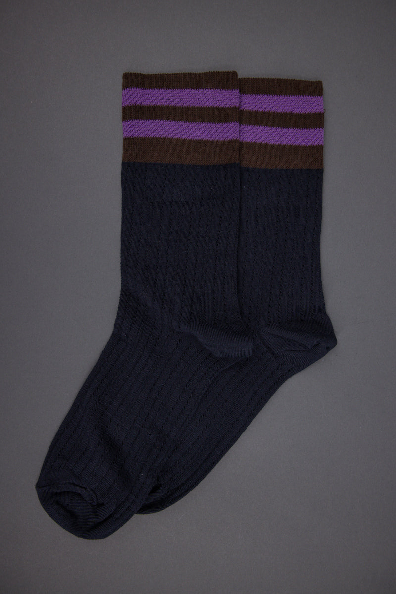 Gerco multi navy sock