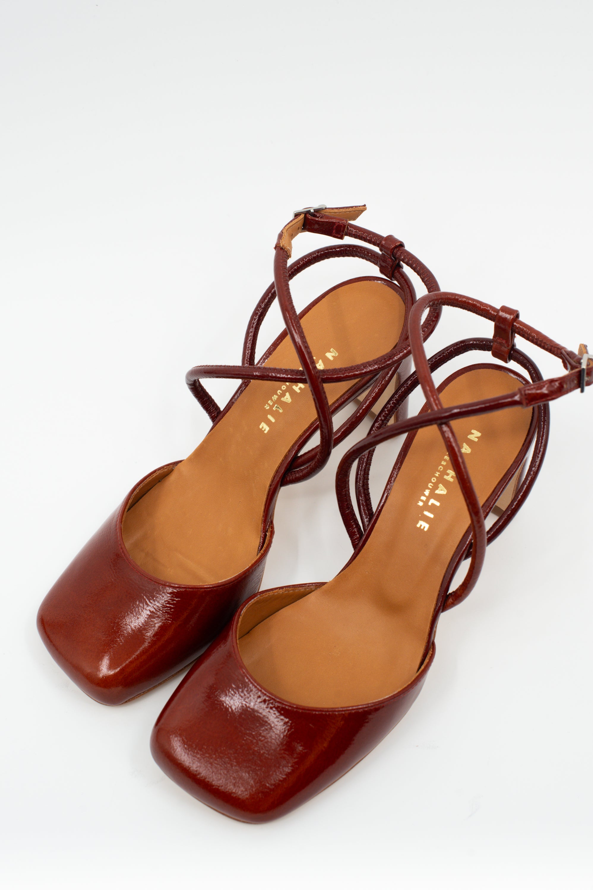 Cognacfarbener Pumps „Dancer“