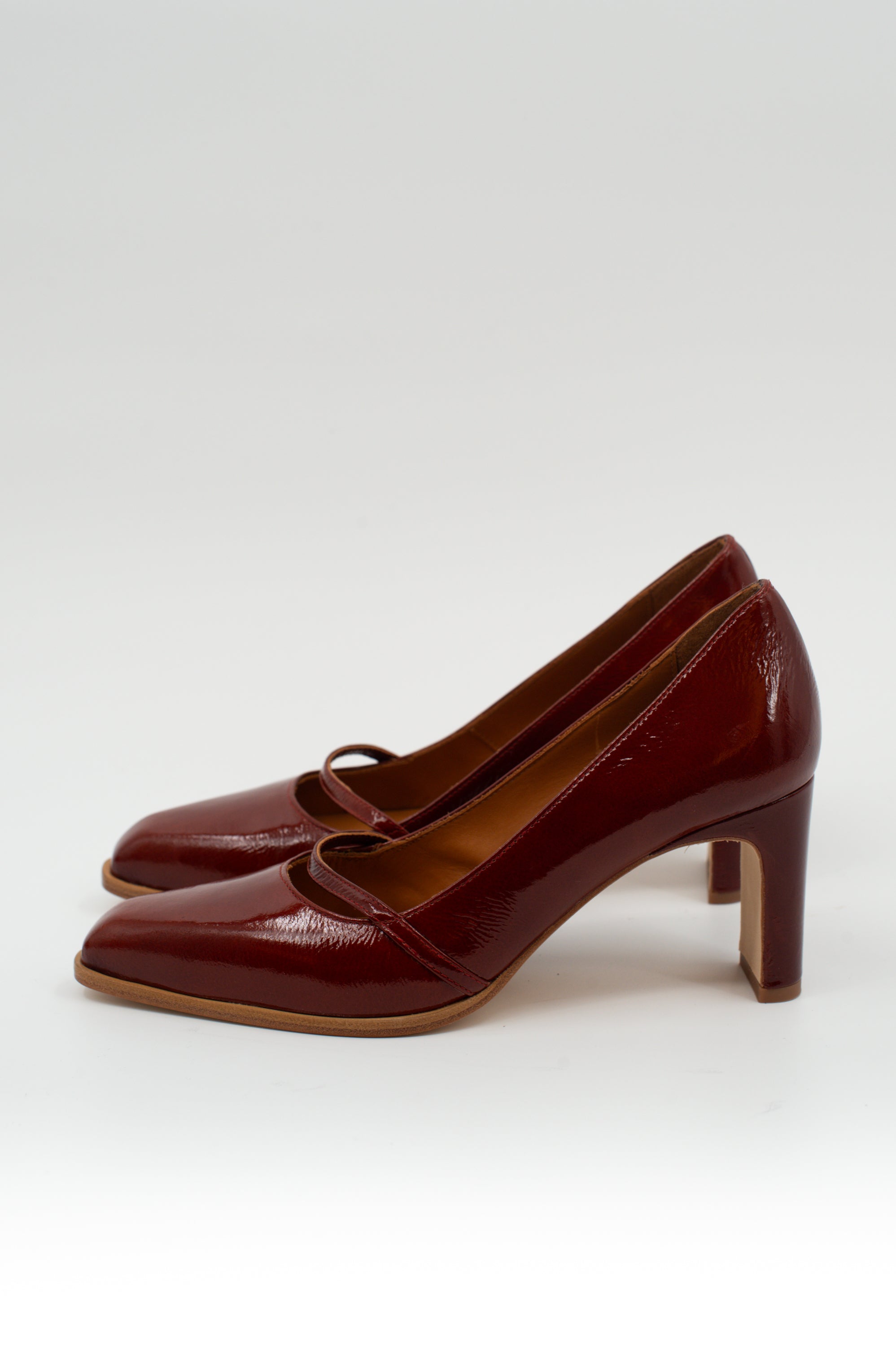 Cognac-Pumps „Daggie“