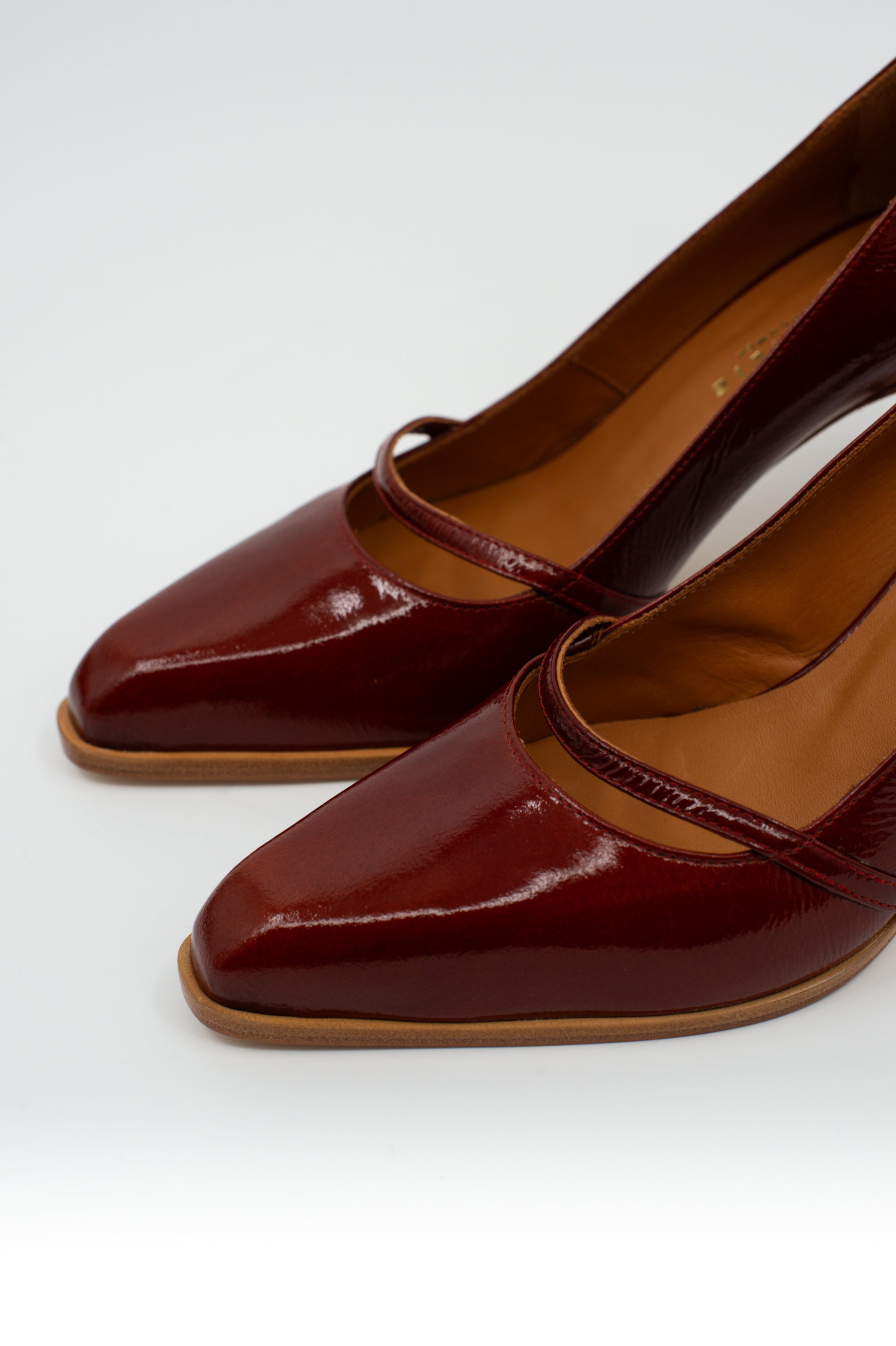Cognac-Pumps „Daggie“