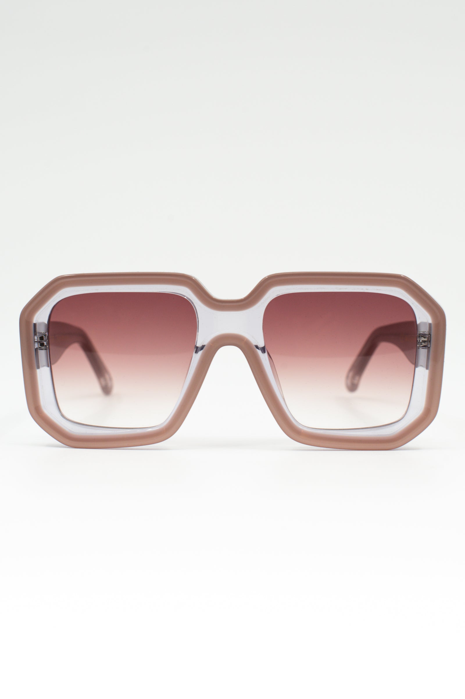 Onassis Sonnenbrille taupe / pink