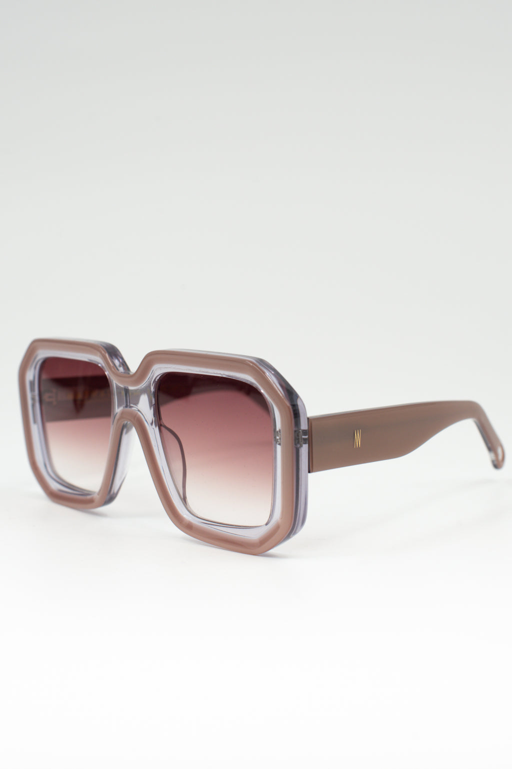 Onassis sunglasses taupe / pink