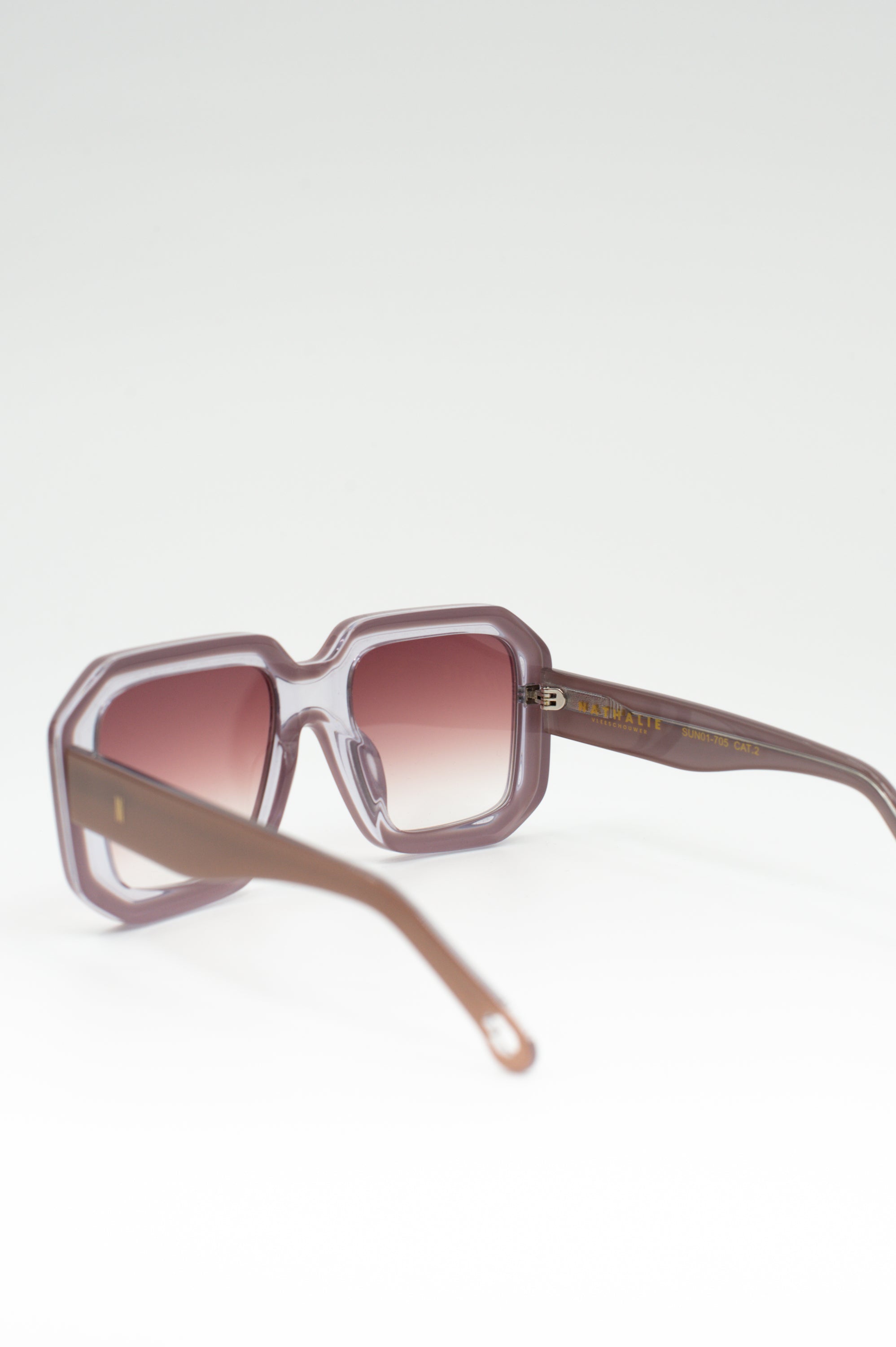 Onassis Sonnenbrille taupe / pink