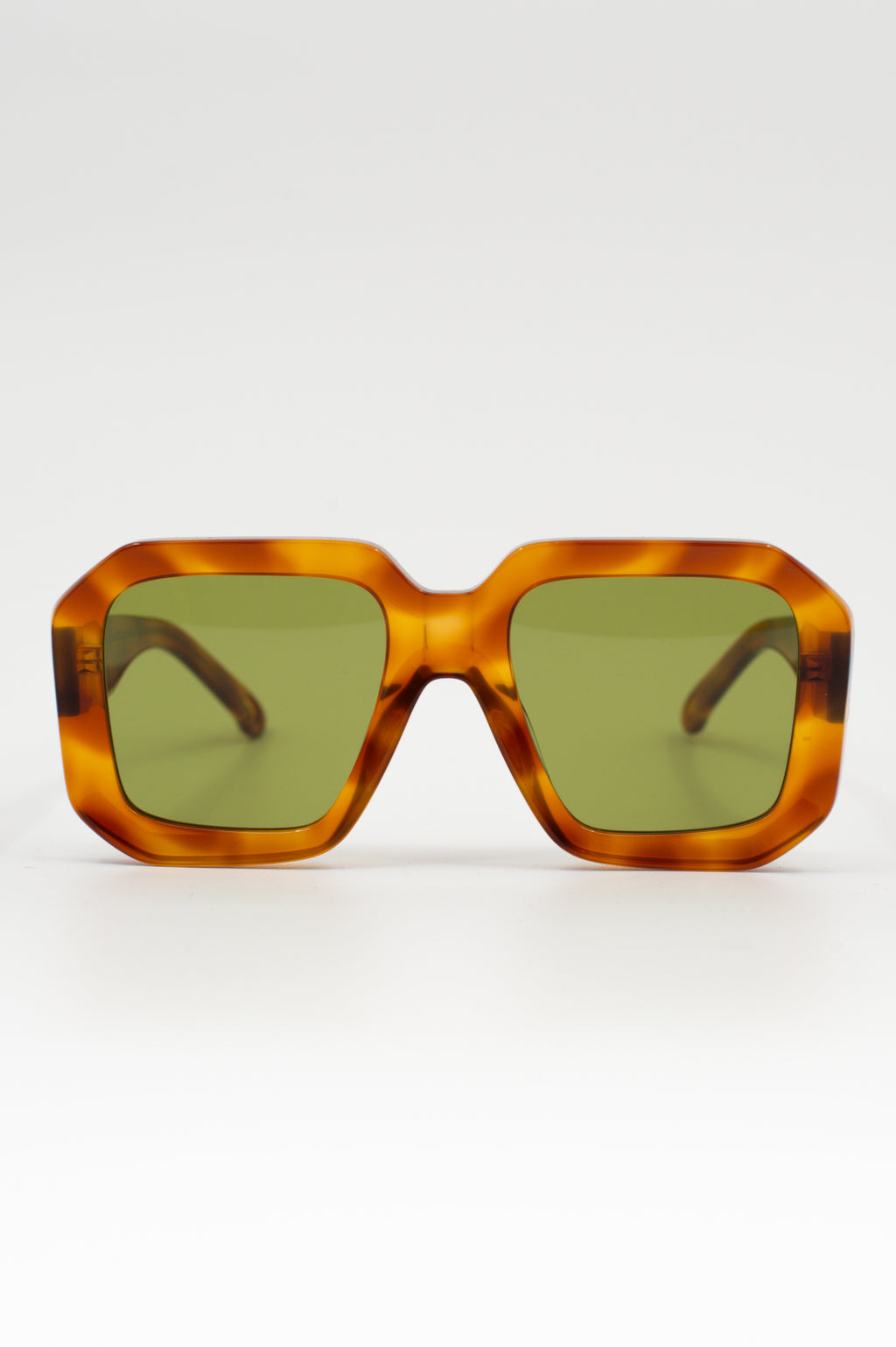 Onassis zonnebril in light tortoise /olive