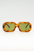 Jackie zonnebril in light tortoise /olive