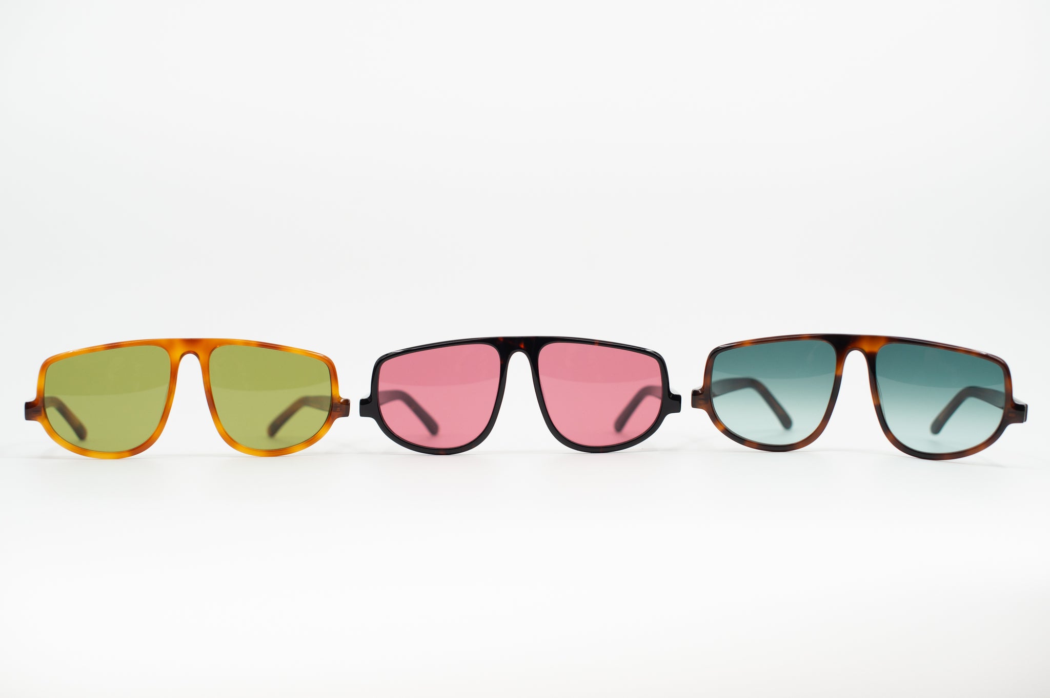 Felice Sonnenbrille in Hellschildpatt/Oliv