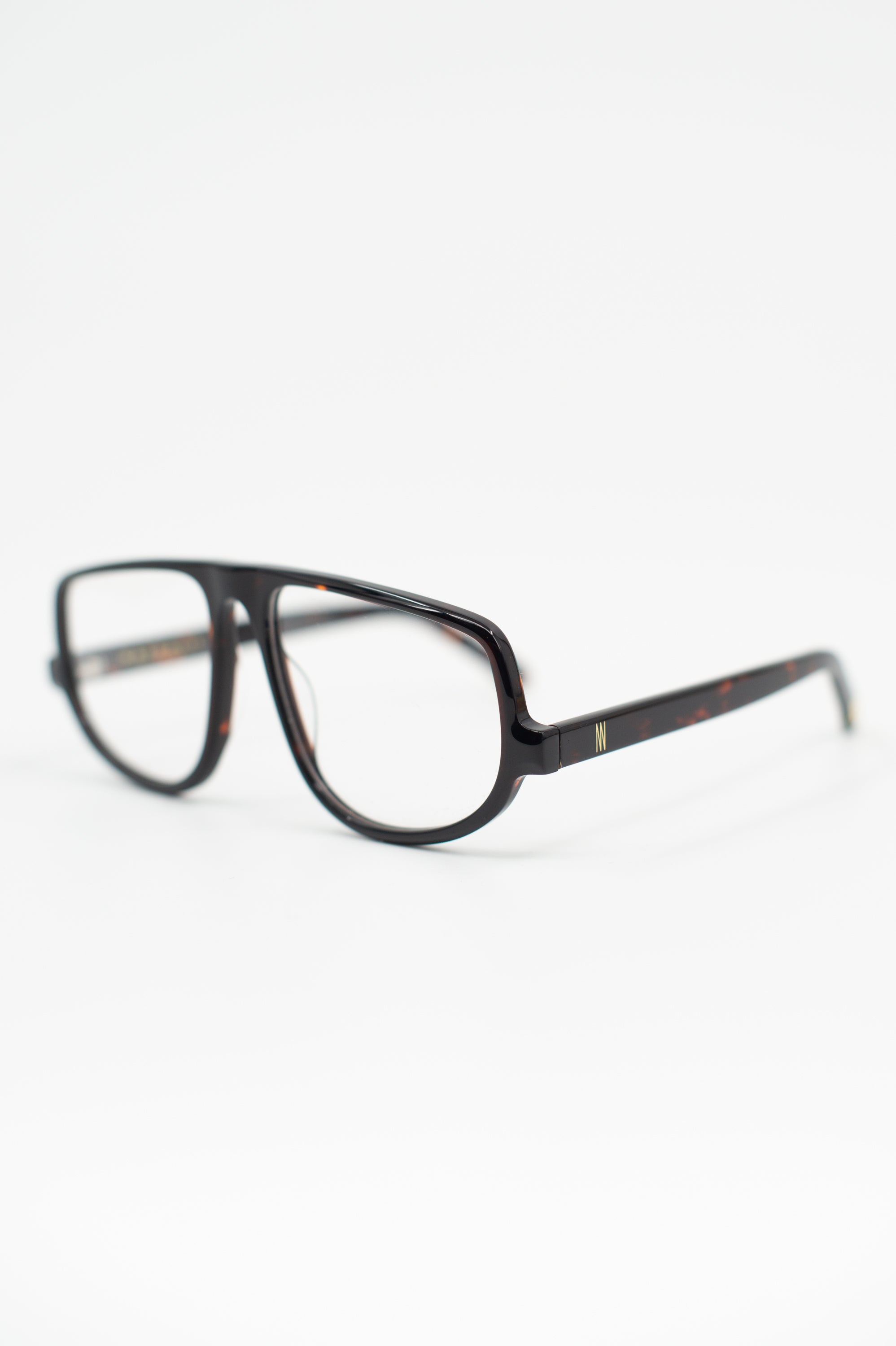 Felice glasses in dark tortoise / clear
