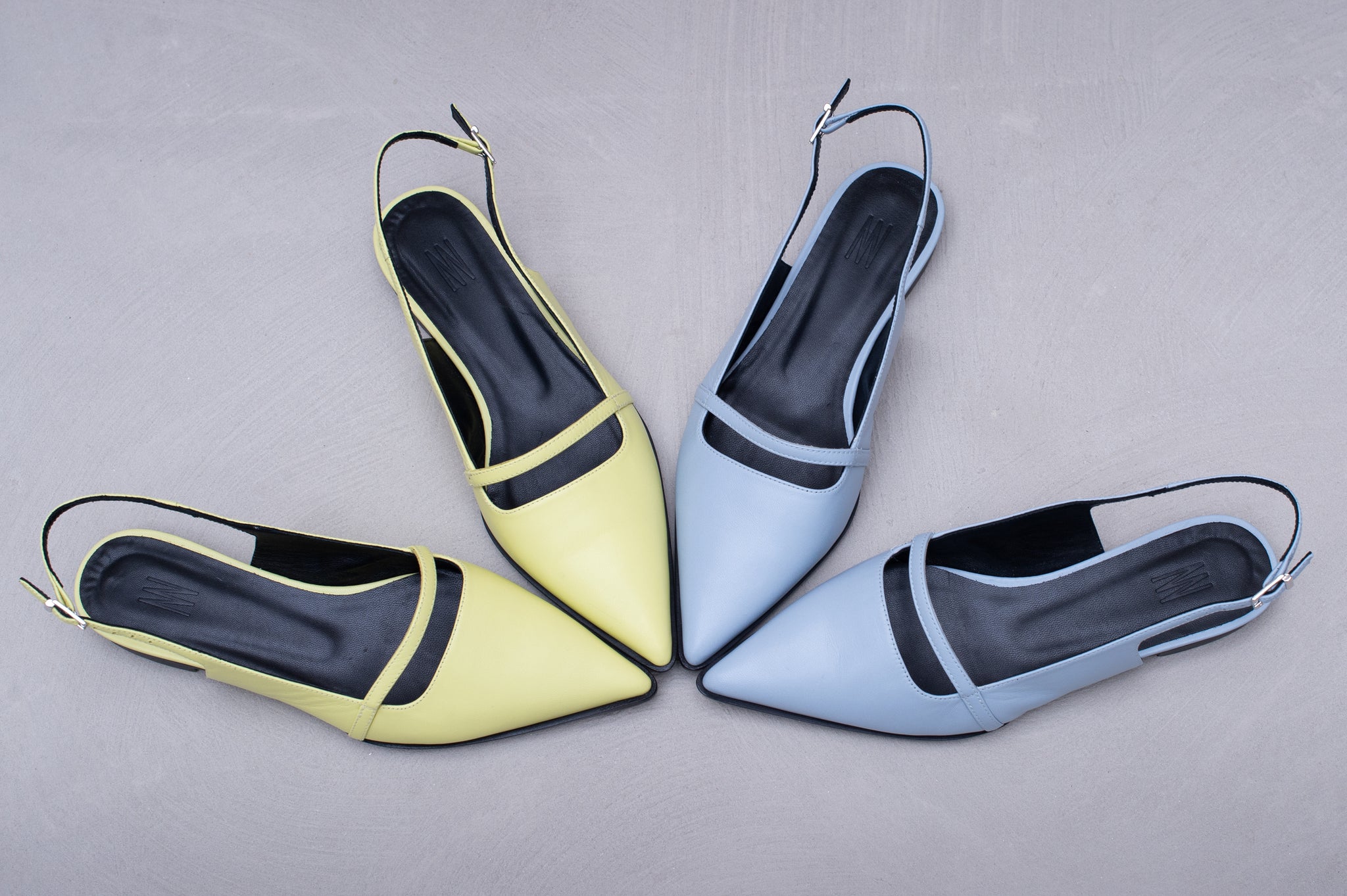 Dallie slingback in dusk blue