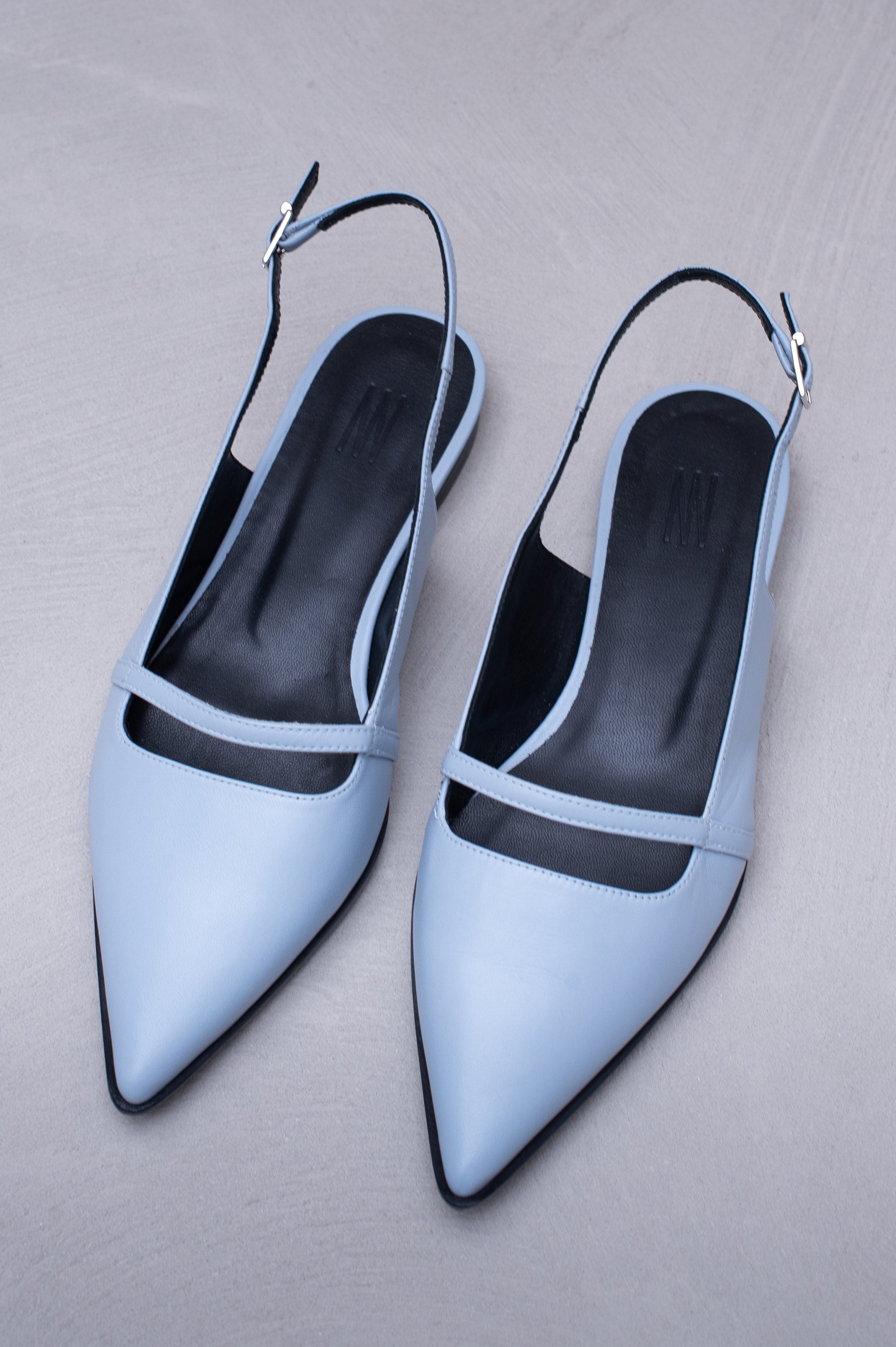 Dallie slingback in dusk blue