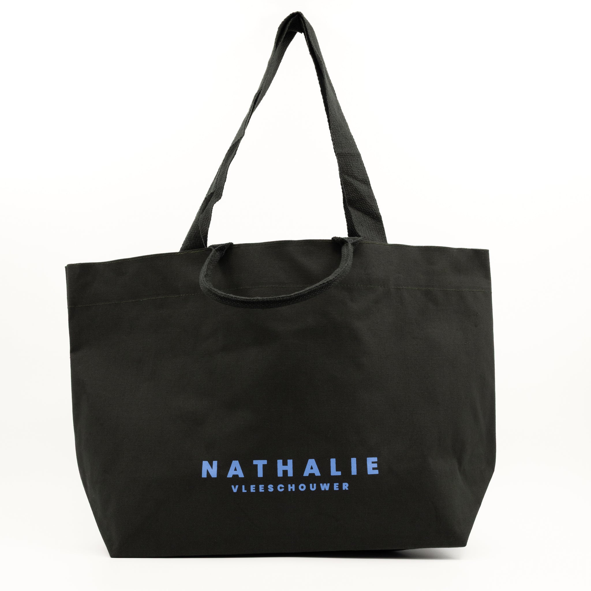 Maxi shopper in black olive