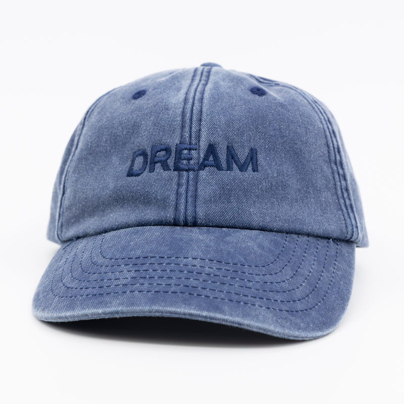 Halo cap in denim