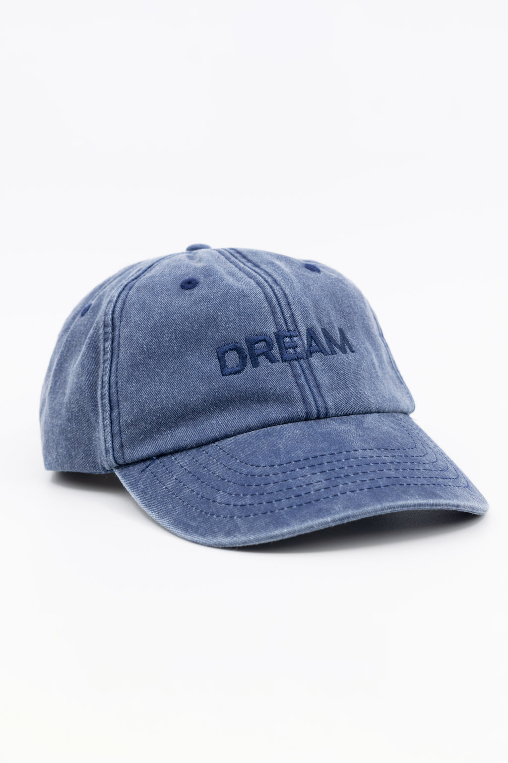Halo cap in denim