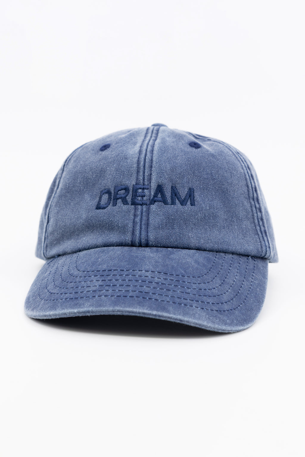 Halo cap in denim