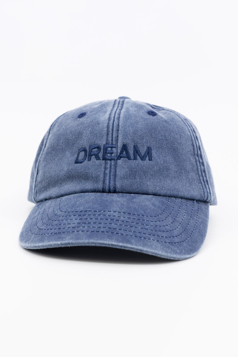 Halo cap in denim