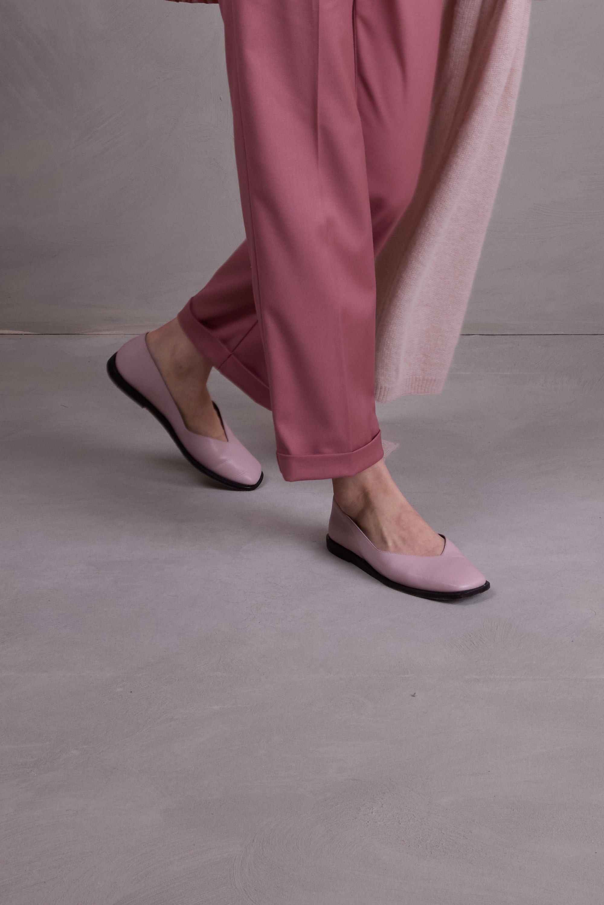 Faiza ballerina in misty rose